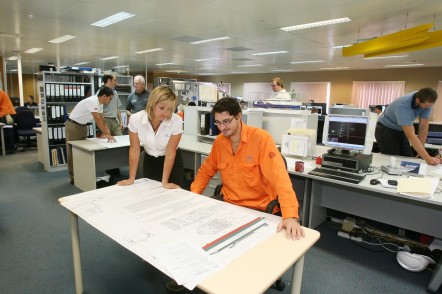 Design staff at Austal Australia